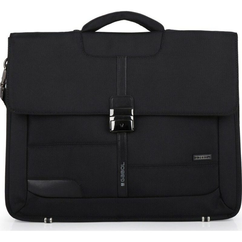Gabol Stark Τσάντα Ώμου / Χειρός για Laptop 15.6" 408130 Μαύρη Gabol