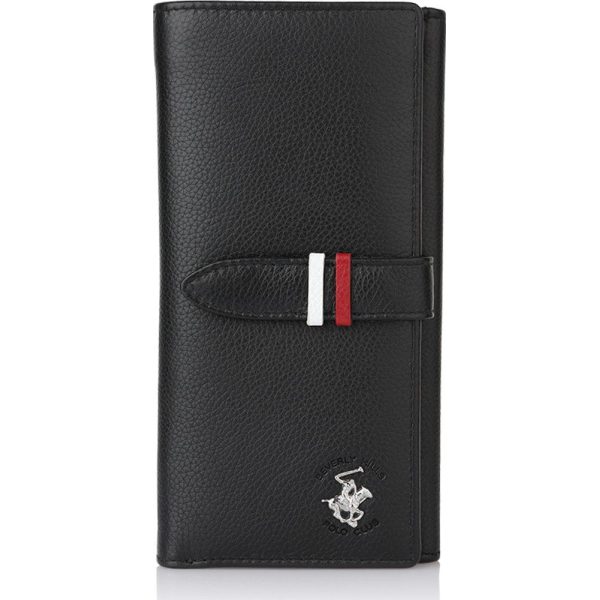 Πορτοφόλι δέρμα γυναικείο POLO BEVERLY HILLS BH-1350 μαύρο