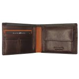 Beverly Hills Polo Club BH-1562 Δέρμα Πορτοφόλι καφέ 2