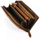Kion MY-125 KARA πορτοφόλι Δέρμα Μεγάλο Brown 3