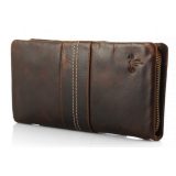 Kion MY-125 KARA πορτοφόλι Δέρμα Μεγάλο Brown 2