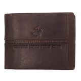 Beverly Hills Polo Club BH-1563 Δέρμα Πορτοφόλι καφέ 1