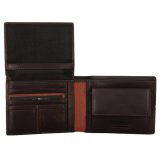 Beverly Hills Polo Club BH-1563 Δέρμα Πορτοφόλι καφέ 3