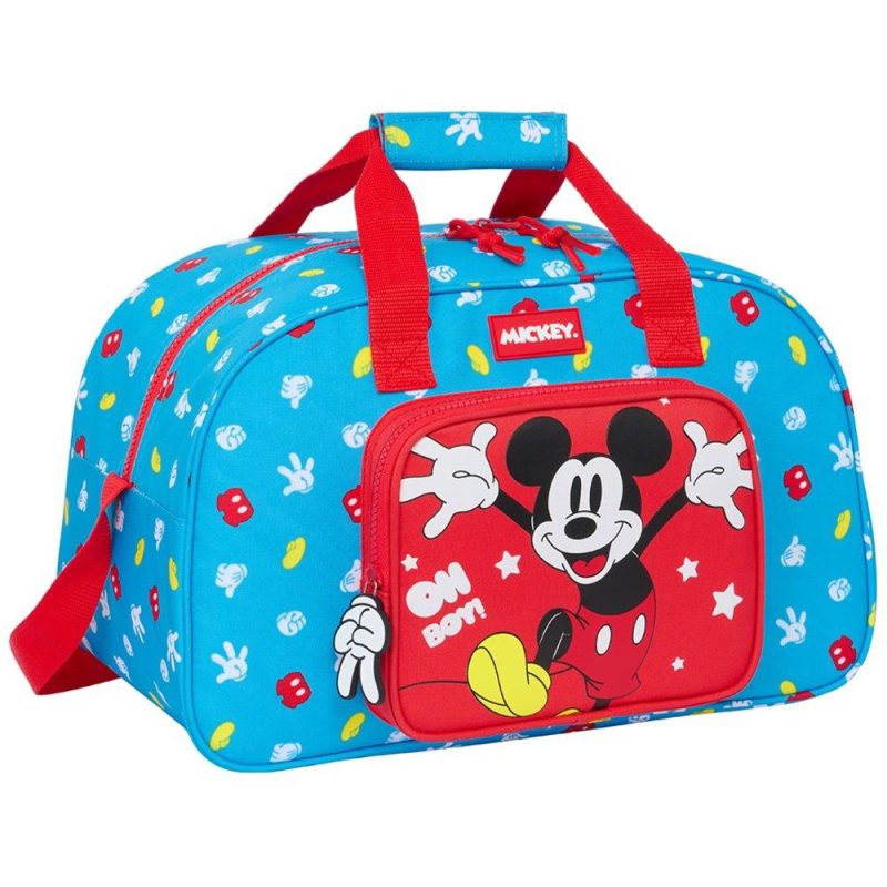 Safta 712333273 Mickey and Friends Σακ Βουαγιάζ 40cm Σιελ SAFTA