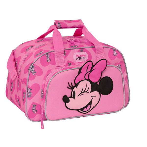 Safta 712334273 Minnie Mouse Σακ Βουαγιάζ 40cm Ροζ