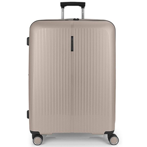 Gabol 123947-006 Brooklyn Expandable Μεγάλη Βαλίτσα 75cm Μπεζ