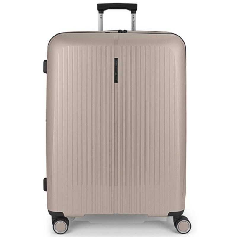 Gabol 123947-006 Brooklyn Expandable Μεγάλη Βαλίτσα 75cm Μπεζ Gabol