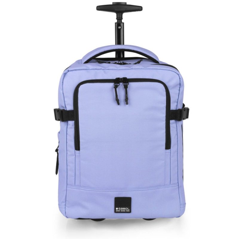 Gabol 126344-025 VANCOUVER Travel Backpack Ταξιδιωτική Τροχήλατη Τσάντα Πλάτης Λιλά Gabol