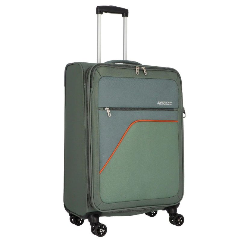 American Tourister 138417-E593 Sky Surfer Exp. Μεσαία Βαλίτσα 68cm Πράσινη American tourister