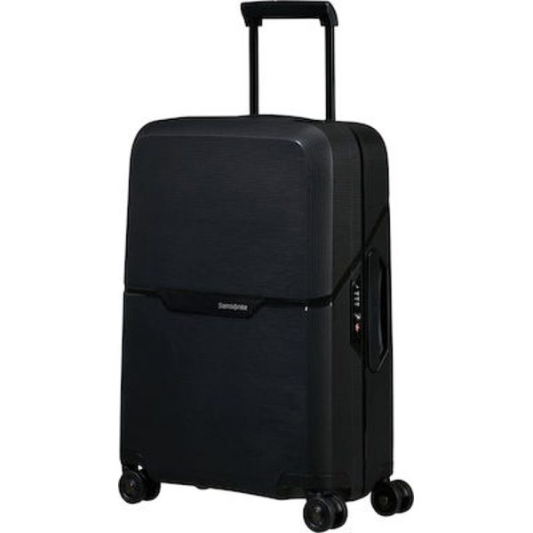 Samsonite Magnum Eco Spinner Βαλίτσα Καμπίνας 55cm 139845-1374 Μαύρη