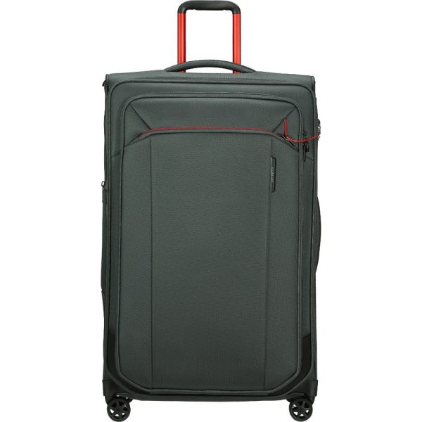 Samsonite 143331-8326 Respark Spinner Expandable Μεγάλη Βαλίτσα Ταξιδίου 79cm Μαύρη