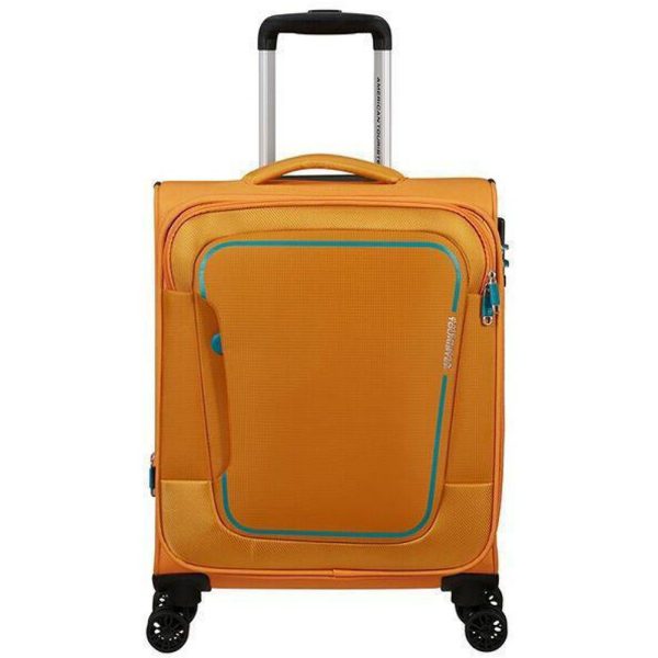 American Tourister Pulsonic Spinner Cabin Case 55cm 146516-1843 Πορτοκαλί