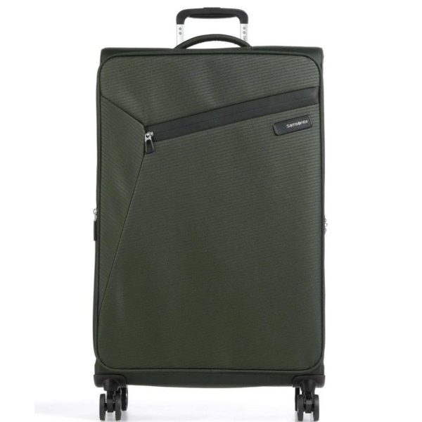 Samsonite 146854-9199 Litebeam Spinner Expandable Μεγάλη Βαλίτσα Ταξιδίου 77cm Πράσινη