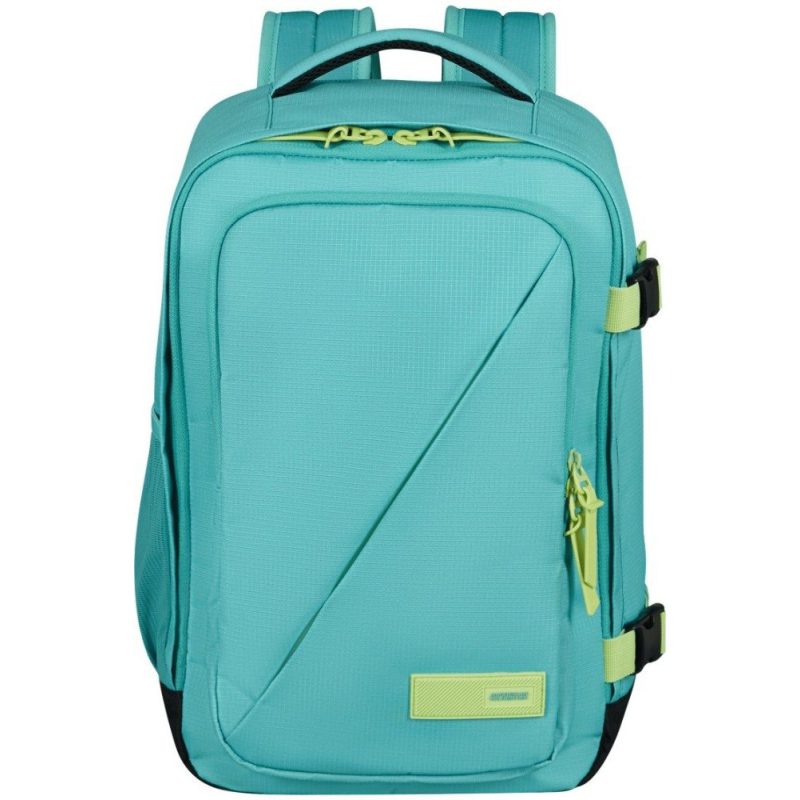 American Tourister 149174-A647 Casual Backpack Dusty Turquoise/Lime Γαλάζιο American tourister