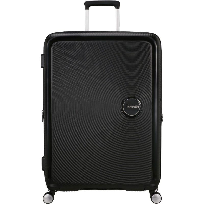 American Tourister Soundbox Spinner 80 Expandable Μεγάλη Βαλίτσα 156799-1027 Μαύρη American tourister