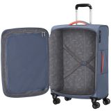 American Tourister 157366-E612 Cloudrider Spinner Exp Μεσαία Βαλίτσα 67cm Stone Blue 2