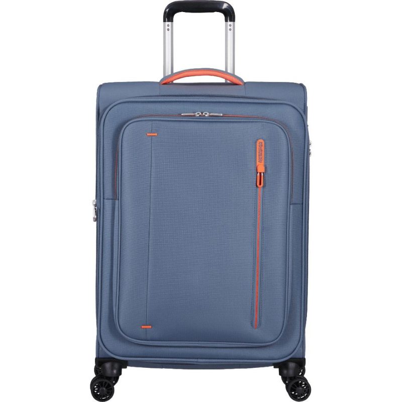American Tourister 157366-E612 Cloudrider Spinner Exp Μεσαία Βαλίτσα 67cm Stone Blue American tourister