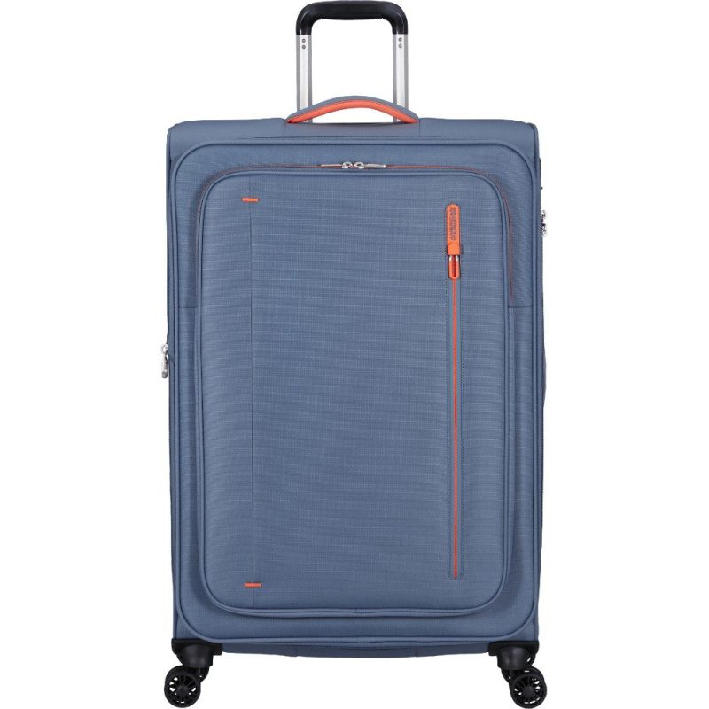 American Tourister 157367-E612 Cloudrider Spinner Exp Μεγάλη Βαλίτσα 78.5cm Stone Blue American tourister