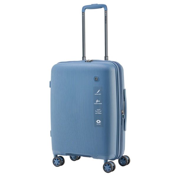 GUY LAROCHE 2890 Expandable Βαλίτσα Καμπίνας 55εκ Mosaic Μπλε
