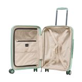 GUY LAROCHE 2893 Expandable Βαλίτσα Καμπίνας 55εκ Celaton Πράσινη 7