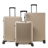 Nautica 29727374 Σετ 3τμχ Expandable Βαλίτσες Ταξιδιού S/M/L Χρυσές 1