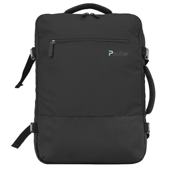 Paulter 3054 Expandable Ταξιδιωτικό Σακίδιο Πλάτης Μαύρο