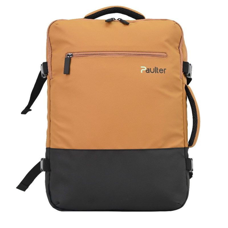 Paulter 3054 Expandable Ταξιδιωτικό Σακίδιο Πλάτης Κίτρινο-Μουσταρδί Paulter