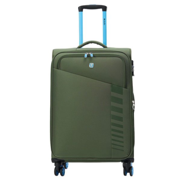 Dielle 30/60 Expandable Βαλίτσα Μεσαία 65cm Πράσινη