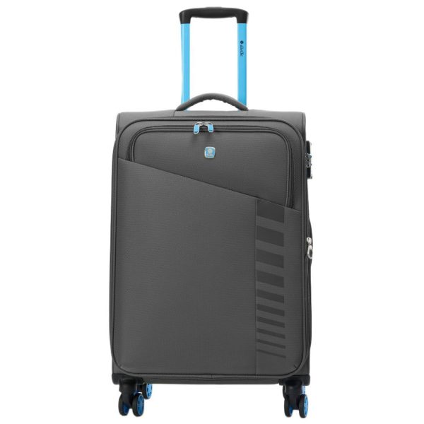 Dielle 30/60 Expandable Βαλίτσα Μεσαία 65cm Γκρι