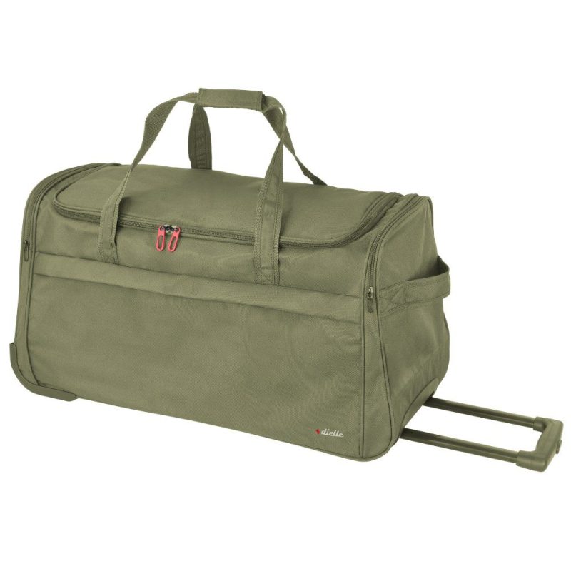 Dielle 419M Travel Bag Σακ Βουαγιάζ Τροχήλατο 70cm Πράσινο Dielle