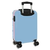 Safta 612588851 Stitch Disney Βαλίτσα Καμπίνας 55cm Σιέλ-Ροζ 4