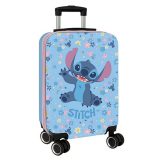 Safta 612588851 Stitch Disney Βαλίτσα Καμπίνας 55cm Σιέλ-Ροζ 1