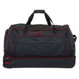 RCM 681-70 Σακ Βουαγιάζ Τροχήλατο Με Διπλό Πάτο 94lt Μαύρο 1
