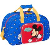 Safta 712514273 Mickey Mouse Σακ Βουαγιάζ 40cm Μπλε-Κόκκινο 1
