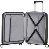 American Tourister Soundbox Spinner Expandable Βαλίτσα Καμπίνας 55cm 88472-1027 Μαύρη 4