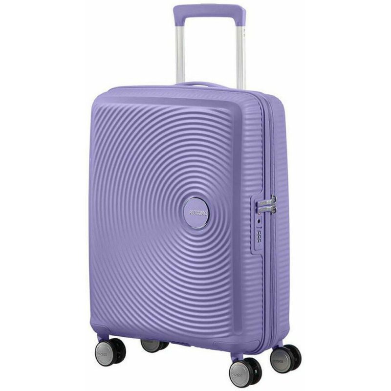American Tourister Soundbox Spinner Expandable Βαλίτσα Καμπίνας 55cm 88472-1491 Λιλά American tourister
