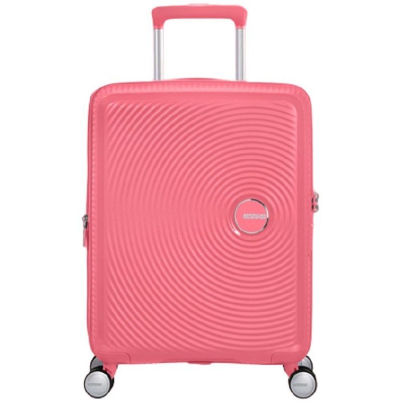 American Tourister Soundbox Spinner Expandable Βαλίτσα Καμπίνας 55cm 88472-A039 Ροζ American tourister