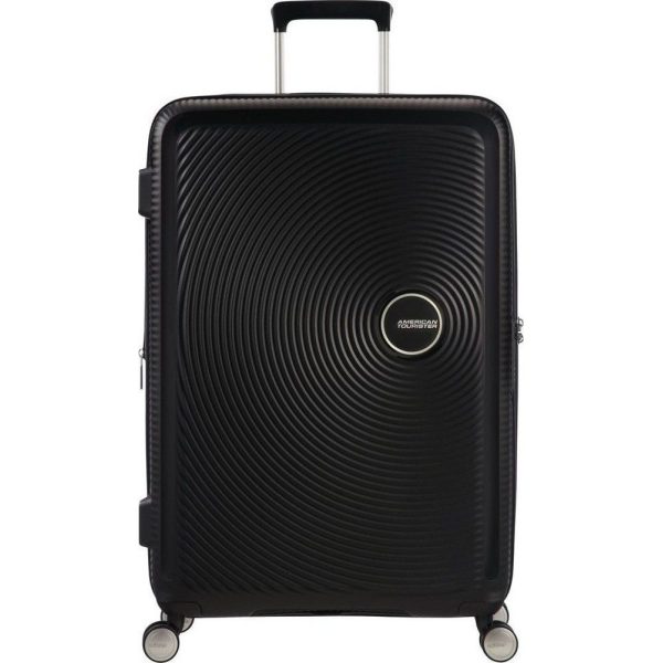 American Tourister Soundbox Spinner Expandable Μεσαία Βαλίτσα 67cm 88473-1027 Μαύρη