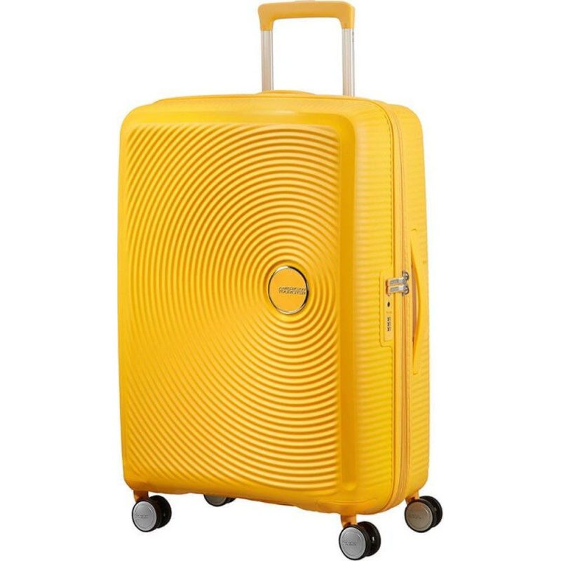 American Tourister Soundbox Spinner Expandable Μεσαία Βαλίτσα 67cm 88473-1371 Κίτρινη American tourister