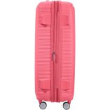 American Tourister Soundbox Spinner Expandable Μεγάλη Βαλίτσα 88474-A039 Coral Ροζ 4