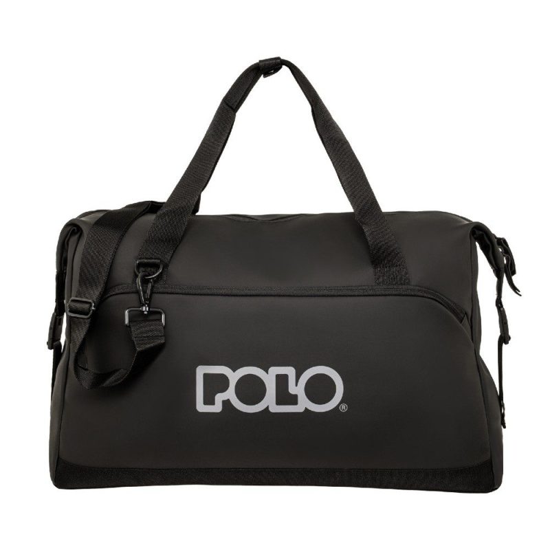 Polo 9-09-017-2000 HYDRON 40L Τσάντα ταξιδίου Μαύρη POLO