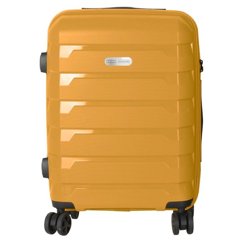 POLO 965002-7500 TOKYO Βαλίτσα Καμπίνας 54cm Κίτρινη-Μουσταρδί POLO