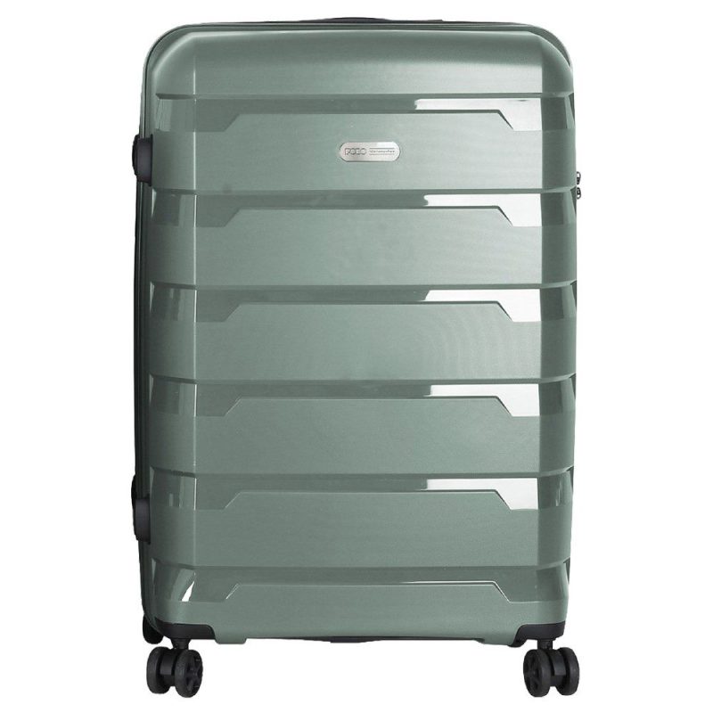 POLO 965004-6500 TOKYO Expandable Μεγάλη Βαλίτσα 75cm Πράσινη POLO