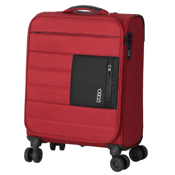 POLO 965006-3300 ATHENS Βαλίτσα Καμπίνας 55cm Μπορντό