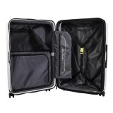Hedgren HCMBY01mEX/879 Comby Expandable Μεσαία Βαλίτσα 65cm Vaporous Grey-Λευκή 6
