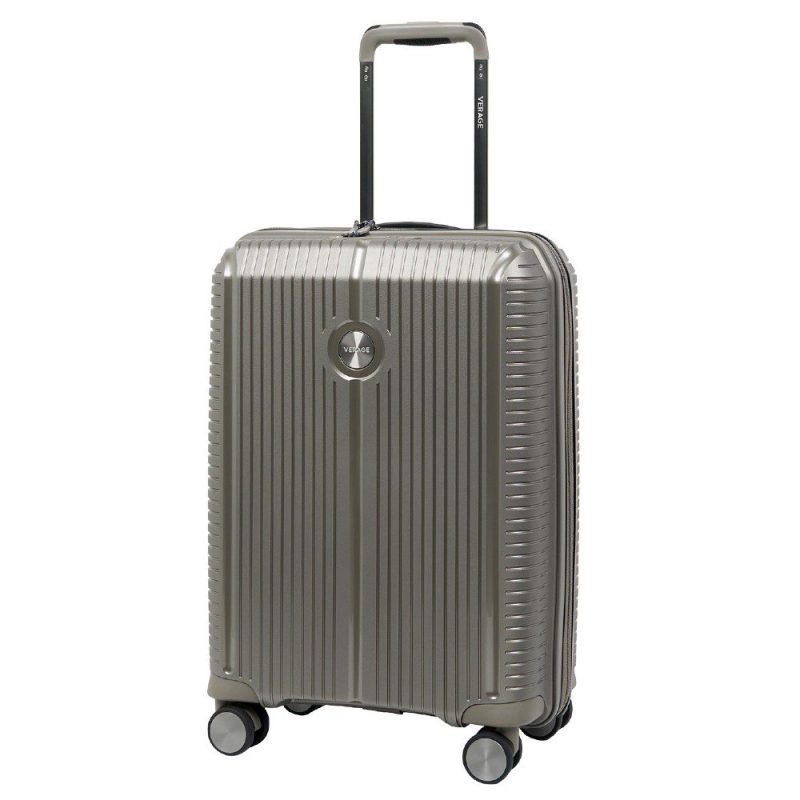 VERAGE VG19006 Rome Βαλίτσα Καμπίνας Expandable 55cm Σαμπανιζέ-Χακί VERAGE