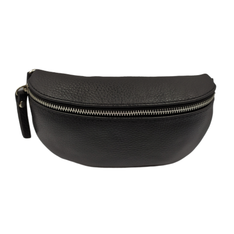 Τσαντάκι Μέσης δέρμα domus 99-809 μαύρο Domus accessories